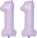 40 In Matte Purple Number Balloons Helium Foil Mylar Balloon Birthday Party banquet Decoration Digital 11
