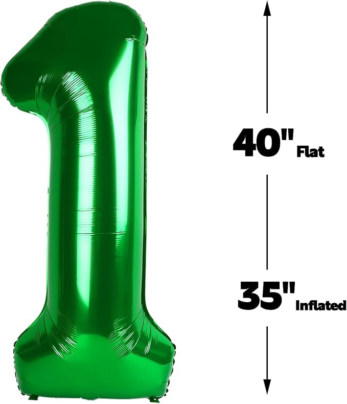 40 Inch Big Green 19 91 Balloon Number, Jumbo Giant Happy 19 91 Birthday Party Decorations, Large 19 91 Mylar Foil Anniversary Birthday Party Engagement Decorations