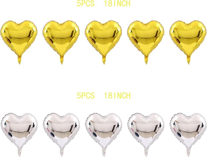 Anniversary Balloons Happy Anniversary Balloon Combination Happy Party Decoration Wedding Decoration (Golden suit)