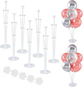 7 Sets Balloon Stand Kits,Balloon Sticks Holder with Base for Table Centerpiece Graduation Birthday Baby Shower Party Decorations