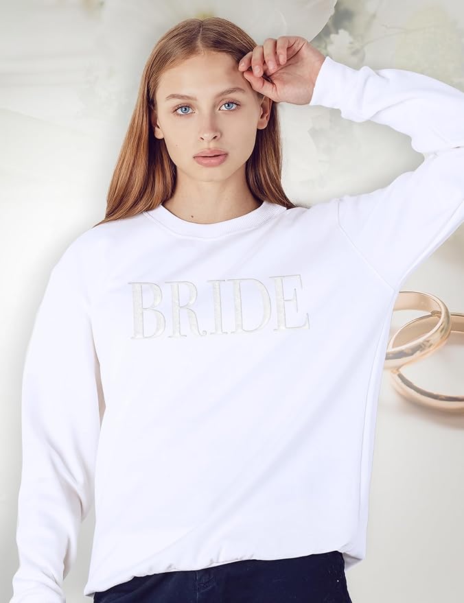 Bride Sweatshirt - Engagement Gift - Bride Sweatshirts For Women - Bride Crewneck Sweatshirt - Wedding Gift