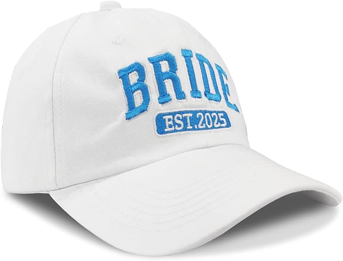 Bridal Shower Gifts for Bride Mother and Father, Adjustable Bride Hat for Wedding Engagement Bachelorette Party