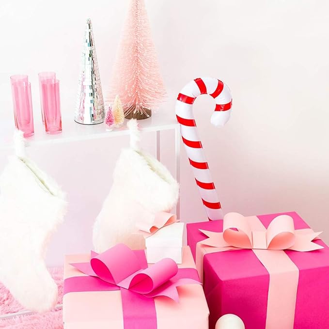 3pcs 35 Inch Inflatable Christmas Candy Cane for Christmas Decorations, Outdoor Holiday Decorations by QIFU