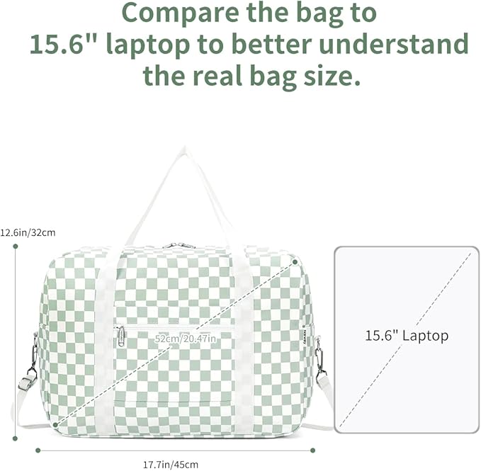 For Spirit Airlines Personal Item Bag Foldable Travel Duffel Bag Tote Carry on Luggage Duffle Overnight for Women and Men