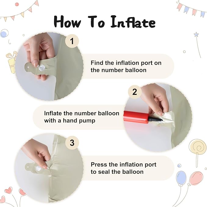 40in Birthday Big Number Balloon - CARGEN Giant Foil Balloons for Women Men Birthday Party Wedding Anniversary Supplies Decorations, Creamy White Nine, No.9
