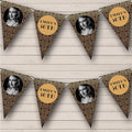 Gold Black Gatsby 20's Art Deco Vintage Photo Personalized Birthday Party Bunting - Hanging Party Decoration - Birthday Party Banner Garland | Decorative Party Supplies