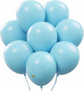AFTERLOON® Biodegradable Balloons 24 pcs Baby Blue 12 Inch, Matte Color Thickened Extra Strong Latex Helium Float, Colorful Bulk Color ballon baloon Globos Para Decoration De Fiestas Kids