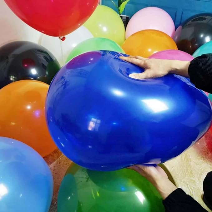 70 Pack 18 Inch Latex Balloons, 14 Kinds of Colorful Party Balloon Bulk for Birthdays, Weddings, Baby Showers & All Party Events