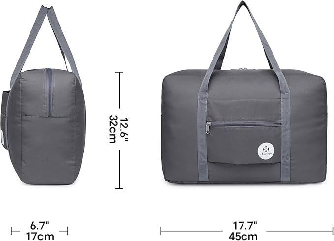 For Spirit Airlines Personal Item Bag Foldable Travel Duffel Bag Tote Carry on Luggage Duffle Overnight for Women and Men