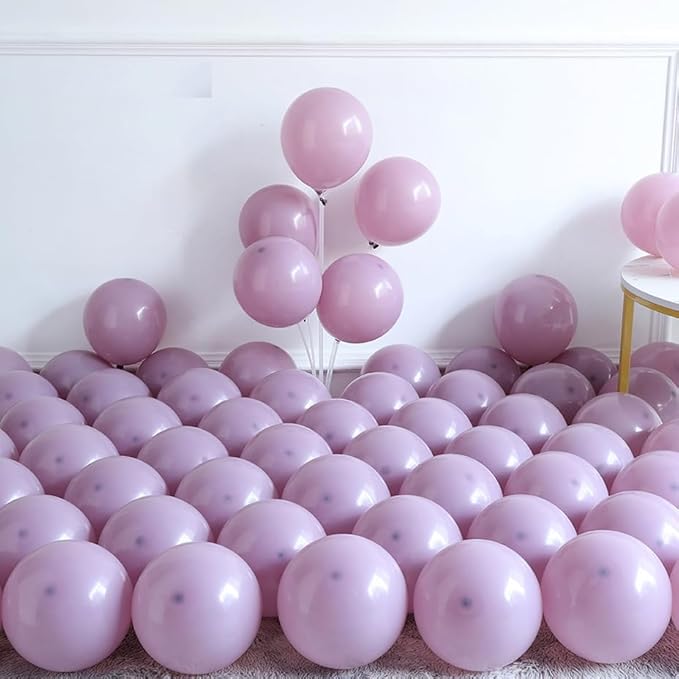 Pink and Purple Balloon Arch Kit 143pcs Dusty Purple Lavender Pastel Macaron Pink Balloons for Girls Birthday Baby Shower Wedding Shower Decorations