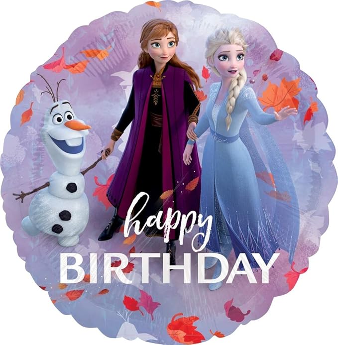 Anagram Frozen Olaf Nokk Elsa and Anna Birthday Party Supplies 5pc Balloon Decorations, BQ_4229