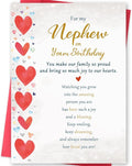 Nephew Birthday Card Gifts, Birthday Card for Nephew from Uncle Aunt