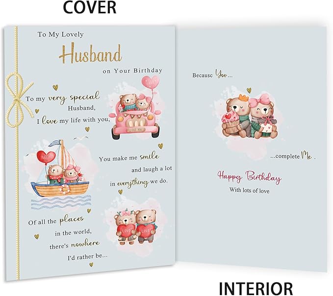 Funny Birthday Card Gifts for Men Husband Boyfriend, Perfect Mens Birthday Gifts Ideas, Bday Decorations for Men