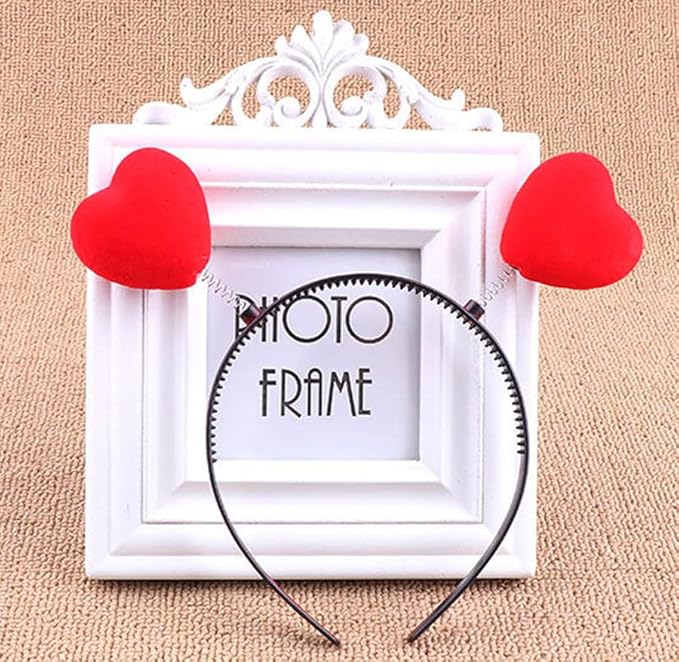 Hearts Bopper Costume Party Headband for Valentine's Day Pack of 6