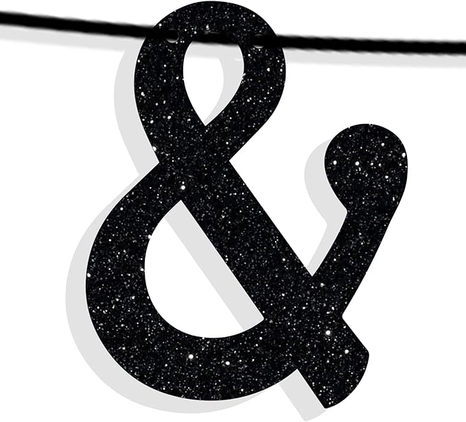 Black Glitter Look At You All Clever & Sh*t Banner, Class of 2026/Congrats 2026 Grad/Done & Congratulations, 2026 Graduation Party Decorations