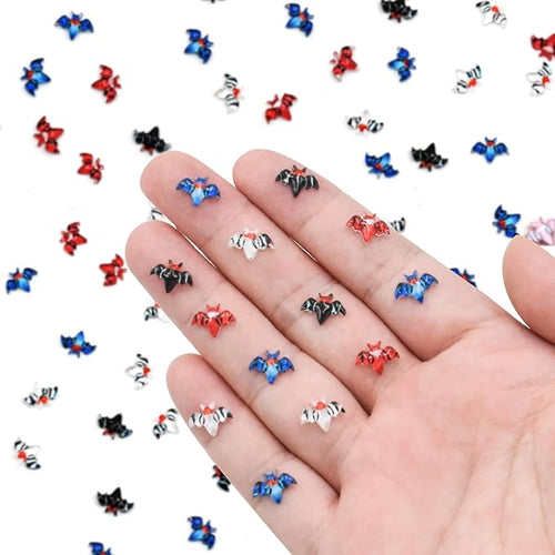 100PCS Miniature Bats for Crafts Dollhouse Cute Halloween Decor Mini Bats Decor Miniature Things for Fairy Garden Dollhouse Micro Landscaping Decoration