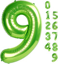 40 Inch Light Green Numbers 9 Balloon, Balloons Decorations for 9 19 90 Birthday Party, Engagement, Weddin, Graduations, Photo Shoot Supplies