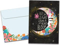Tree-Free Greetings - Birthday Card - Artful Designs - 1 Card + Matching Envelope - Made in USA - 100% Recycled Paper - 5 x 7 - Let Light Shine (GO65250)