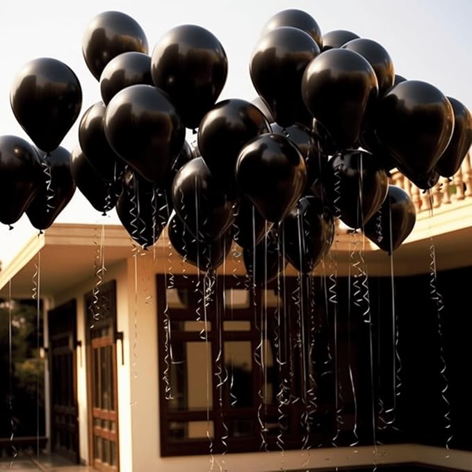 600 Pack Black Balloons - 12 Inch Black Latex Party Balloons - for Wedding, Birthday, Baby Shower, and More ZWZLIULIAN