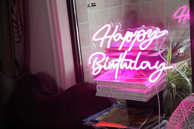 Ulalaza LED Neon Sign Night Light for Wall Party Décor Bedroom Room Bar Wedding Home Birthday Art Decoration Christmas with USB Chain Light modulator 5v 16.5''*9.1''