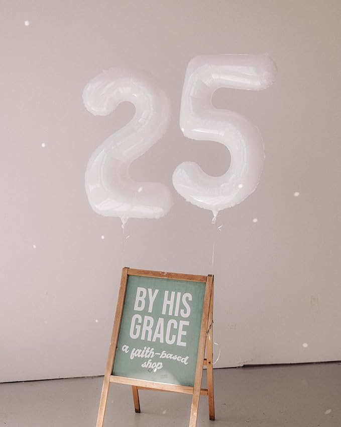 White Number 19 Balloon 40 inch, 19 Number Balloons, 19th White Birthday Decorations for Girls Boys 19 Year Old Party Supplies