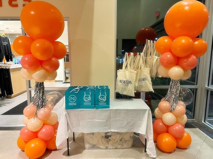 18 Inch Orange Balloons - 35Pcs Large Thick Orange Balloons Big Round Orange Latex Balloons for Birthday Baby Shower Wedding Graduation Orange Summer Themed Party Decorations