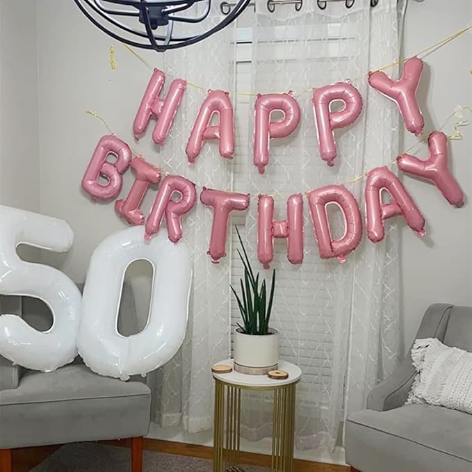 Balloon Numbers 40 Inch 5 Ballon for 5th Birthday Decorations, 15 25 35 50 Big White Number Balloons for Wedding Photo Shoot Party Decor