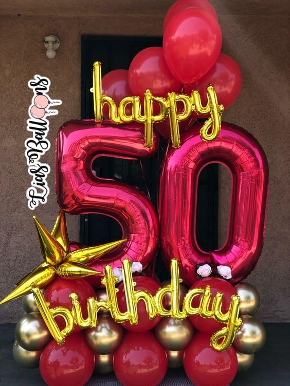 Red Number 0 Balloon 40 Inch, 0 Balloon Number for 10th 20th 30th 40th 50th 60th Birthday Decorations, Red Party Supplies