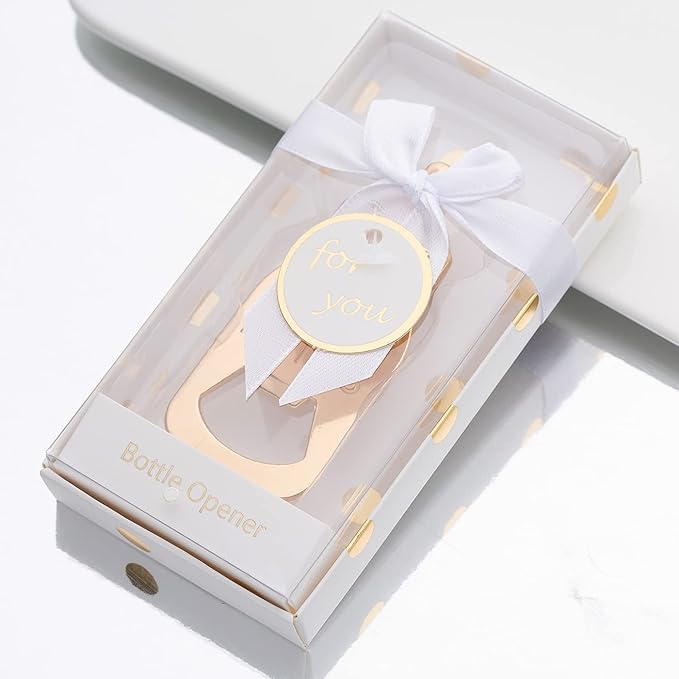 24PCS Baby Bottle Openers for Baby Shower Favors,Gifts,Decorations,or Souvenirs for Guests with Gift Box,Popping Design for Boy or Girl