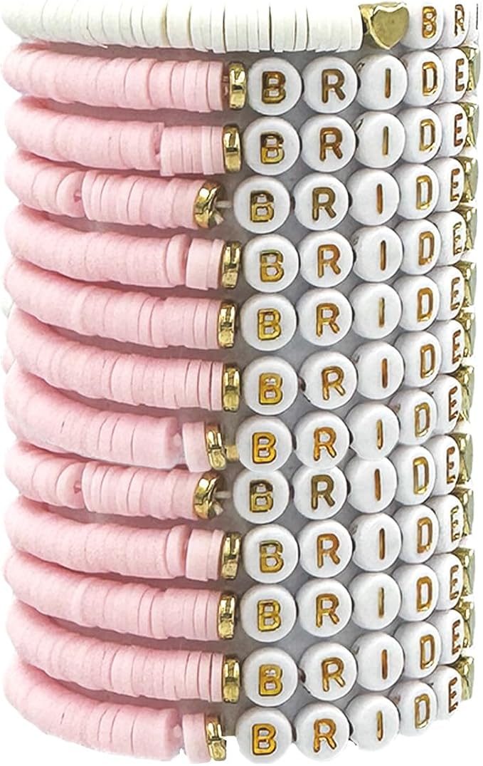 Bachelorette Party Favors, for Bridal Shower, Wedding & Engagement Party Supplies Decor… (1White + 11Pink(12Pcs))