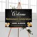 Personalized Retirement Yard Sign, Personalized Lawn Decoration for Happy Retirement Celebration, Outdoor Welcome Board for Party Entrance, Event Decor for Coworker Farewell Party, 12x18 Inch #2