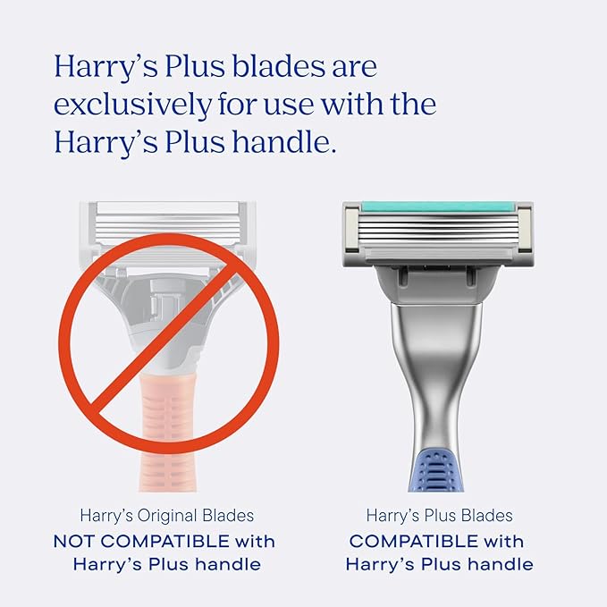 Harry's Plus Shaving Kit for Men - Premium Handle, 5 Razor Blade Cartridges, 2 oz Foaming Shave Gel, and Travel Blade Cover - TSA Approved Travel Essentials - Advanced Pivoting System - Onyx