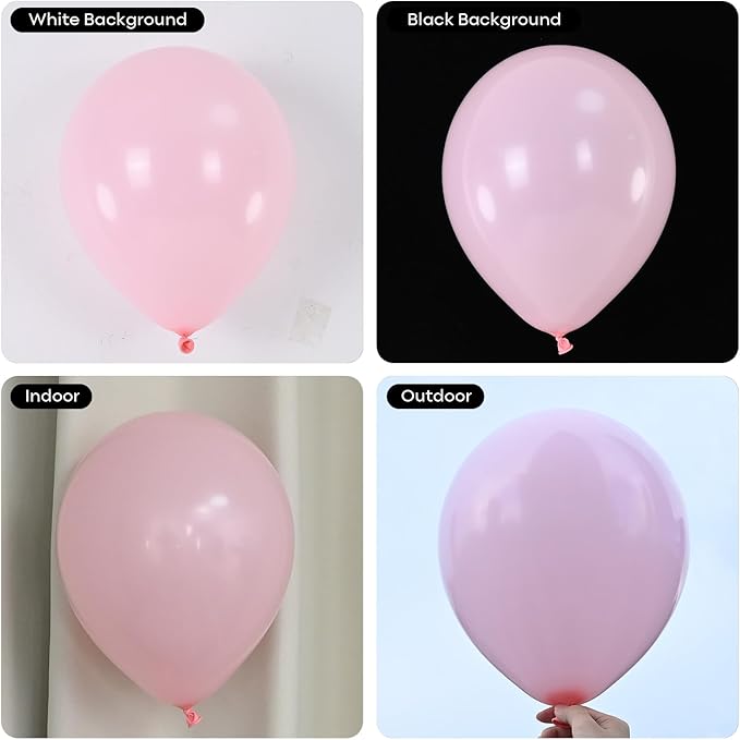 Light Pink Balloons 5inch Small Baby Pale Pink Balloon 60pcs Mini Round Pastel Latex Balloon for Arch Garland Retro Boho Girls Birthday Party Decoration Wedding Baby Bridal Shower Bachelorette