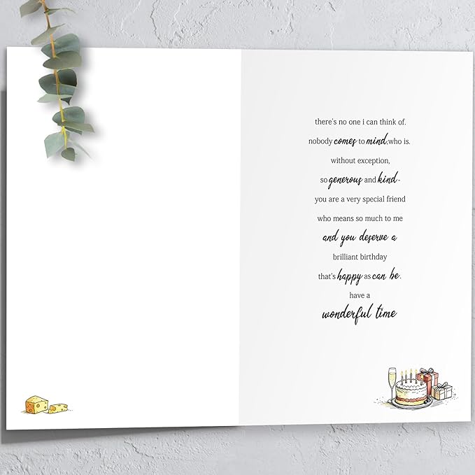 Friend Birthday Card, Happy Birthday Gifts for Friend Bestie