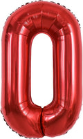 TONIFUL 40 Inch Large Bright Red Letter Balloons A-Z, Giant Jumbo Helium Foil Mylar Big Letter O Balloons for Birthday Party Anniversary Wedding Decorations