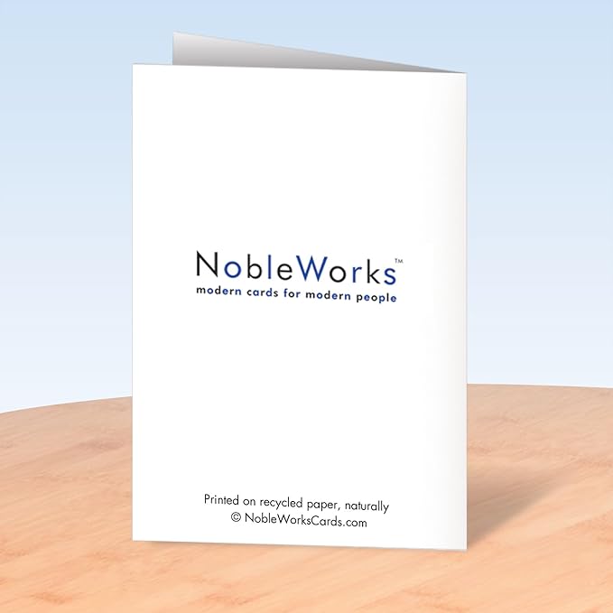 NobleWorks - 1 Hilarious Greeting Card for Birthday - Funny Birthday Cartoon, Comic Notecard - Chili Kebab 8282Z