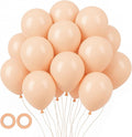 105pcs Pastel Orange Balloons 12inch Party Latex Balloons for Boys Girls Birthday Baby Shower Gender Reveal Wedding Sunflower Party Decorations