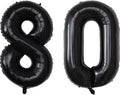 Number Balloons Black Party Balloon - Giant Number 10 Balloon, 40 Inch Large Balloon for Birthday Decorations, Black Party Supplies for Men Women
