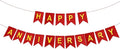 Happy Anniversary Banner Balloons Wedding Love Party and Background Indoor Outdoor Decorations (Glitter Red)