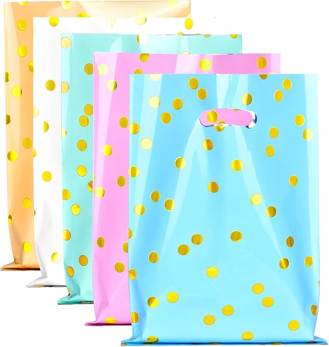 ZGORENDZ 40 Pack Party Favor Bags Goodie Bags for Kids Birthday Party Small Gift Bag Bulk for Baby Shower, Wedding, Thanksgiving, Christmas, New Years