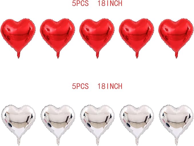 Anniversary Balloons Happy Anniversary Balloon Combination Happy Party Decoration Wedding Decoration (Red suit)