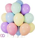 Pastel Balloons 100 Pack 12 inch Pastel Colors Latex Party Balloons for Birthday Rainbow Party Baby Shower Wedding Decorations