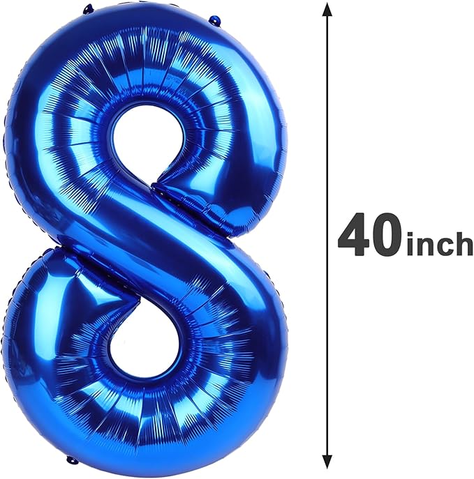 Giant Navy Blue 28 Balloon Number 40 Inch, 28 Number Balloons Birthday Supplies, 28 Year Old Birthday Party Celebration, 28 Balloons Graduations Anniversary Decorations