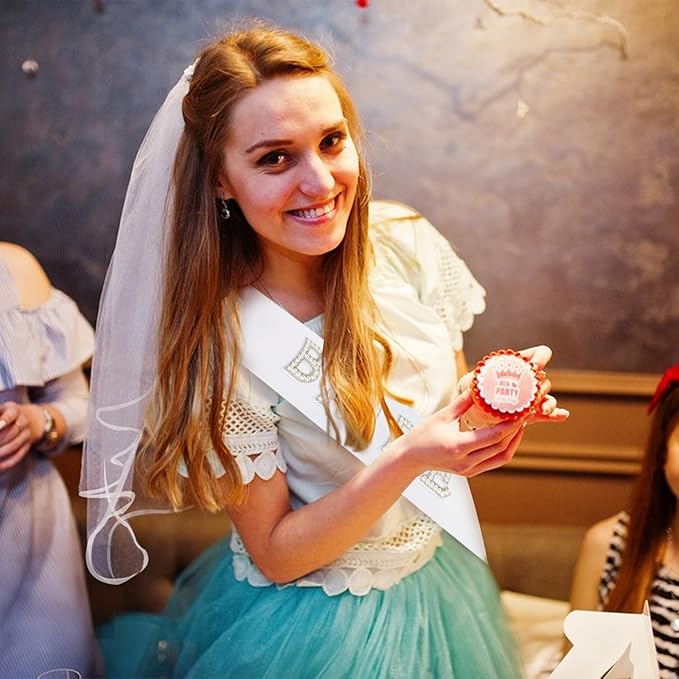 Jaciya Pearl Bride Headband with Veil