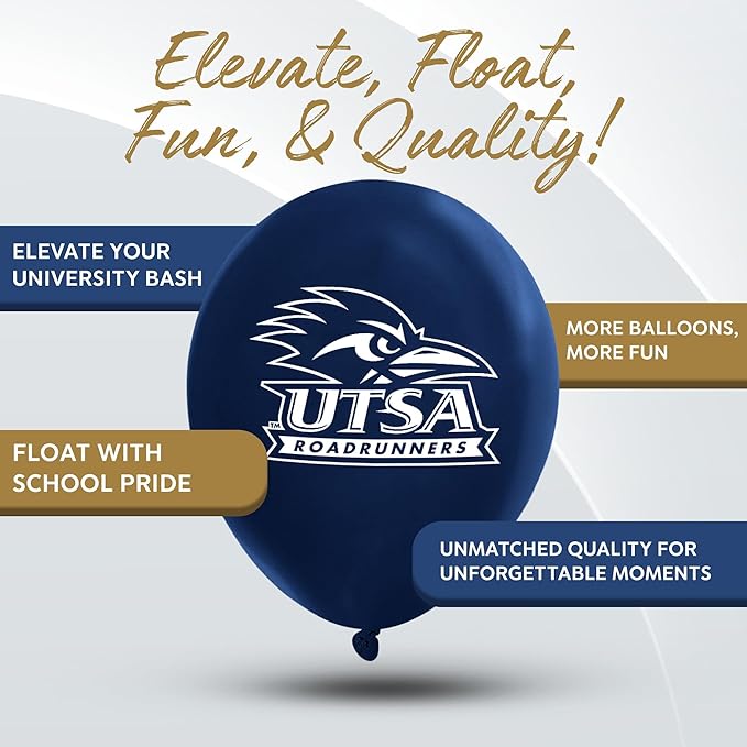 Florida State Seminoles Balloons 10 Pack 11" Official Licensed Logos, Helium Quality Latex Balloons, Perfect for College Football Team Celebration, Decorated Front and Back by Westrick