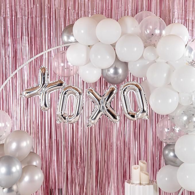 Restaurantware-Balloonify 16 Inch Letter Balloon, 1 Alphabet Party Balloon - Letter X, Self-Sealing, Silver Foil Mylar Finish, Hanging Loop, Decoration For Birthday, Wedding, Or Graduation