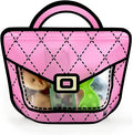 20 Pack Gift Bags for Kids Birthday Party Supplies - Bulk Goodie Bag for Candy, Snacks, or Favors with Resealable Ziplock Seal (Pink/Large)