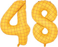 40-Inch Large Number Balloon Toy Inspired Story Matte Yellow Birthday Balloon Western Rodeo Party Supplies Boy Girl Story Anniversary Kids Birthday Party Cowboy Farm Themed Baby Welcome Decorations