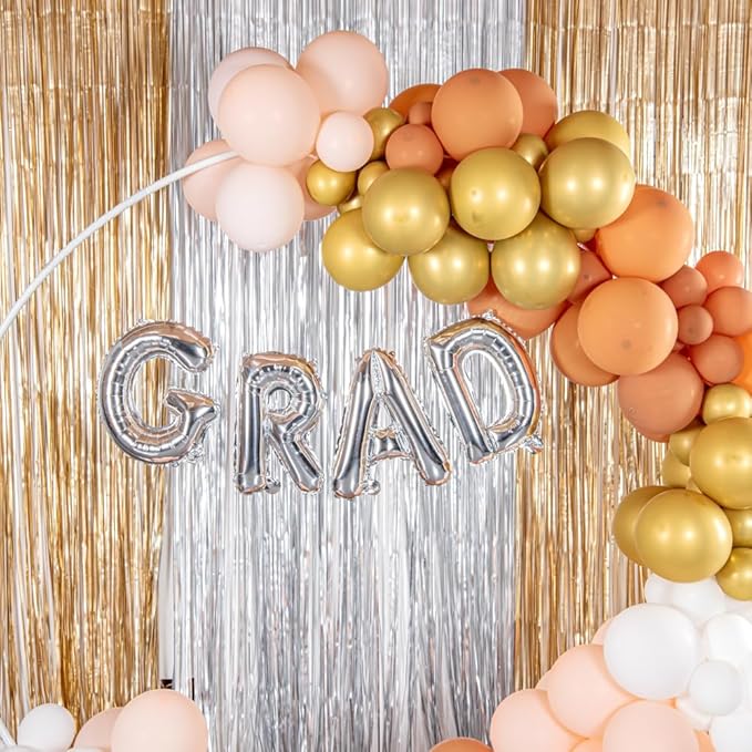 Restaurantware Balloonify 16 Inch Letter Balloon 1 Alphabet Party Balloon - Letter A Self-Sealing Silver Foil Mylar Balloon Hanging Film Decoration For Birthday Wedding Or Graduation