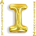 AULE 40 Inch Big Letter Balloon Gold I Large Foil Helium Alphabet Balloons A-Z for Birthday Anniversary Graduation New Year Party Decoration Supplies